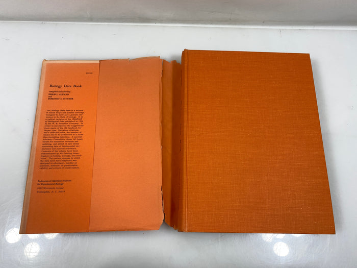Biology Data Book by Altman/Dittmer 1964 HCDJ