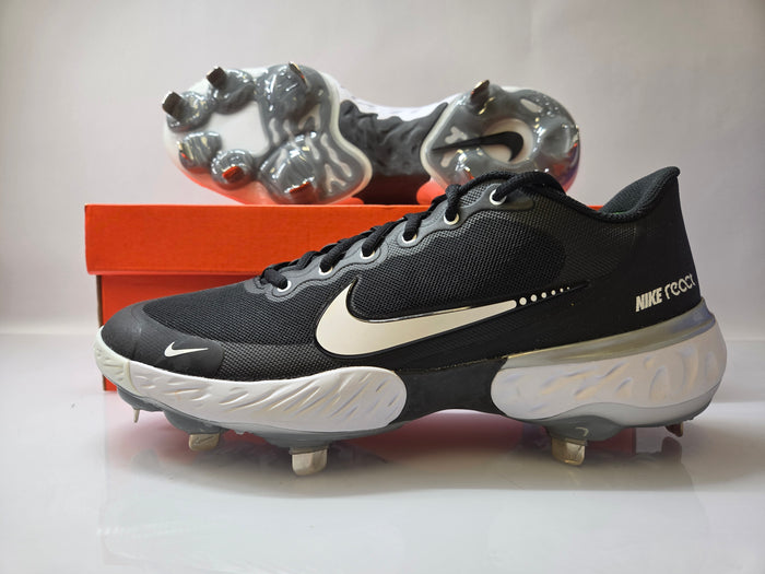 Nike Black Alpha Hurache Elite 3 Low Baseball Cleats Men's Size 9