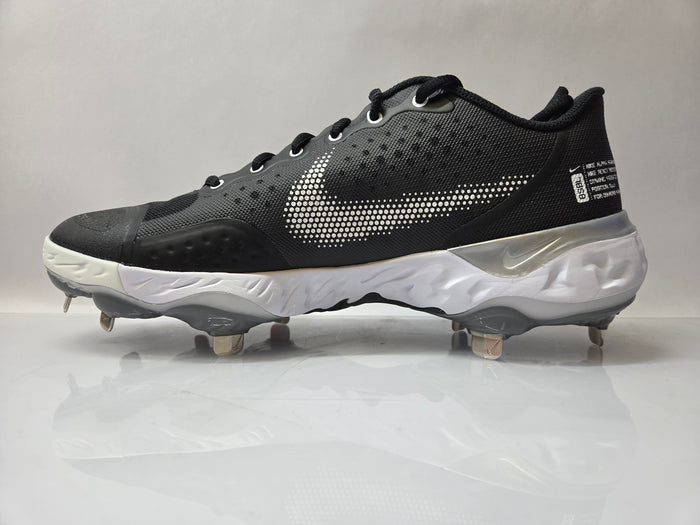 Nike Black Alpha Hurache Elite 3 Low Baseball Cleats Men's Size 9