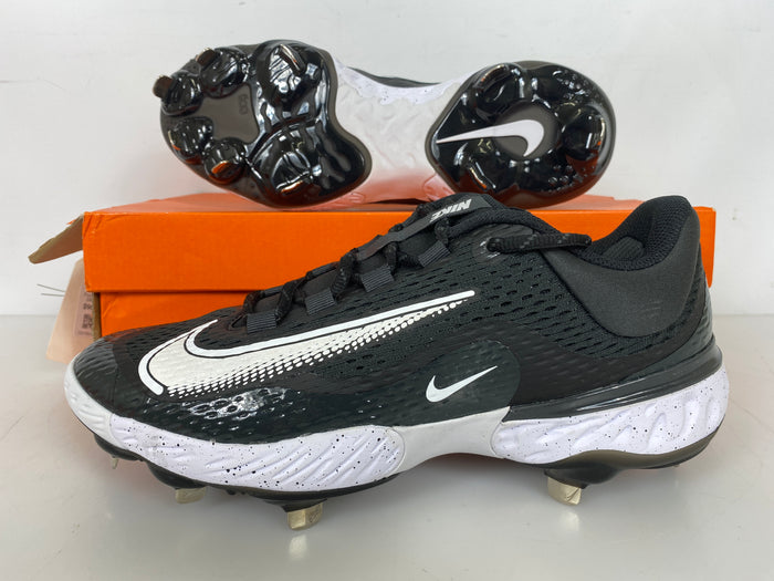 Nike Black Alpha Hurache Elite 4 Low Baseball Cleats Men's Size 13