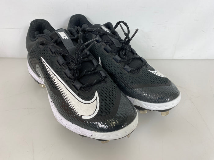 Nike Black Alpha Hurache Elite 4 Low Baseball Cleats Men's Size 16