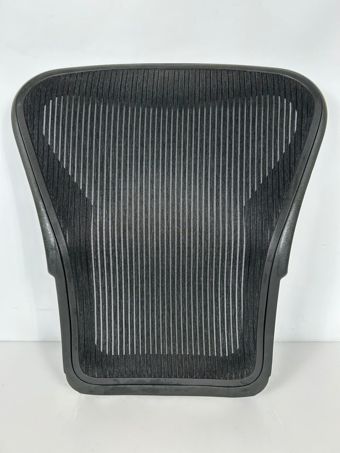 Black Herman Miller Aeron Seat Back Without Lumbar Pad Size B