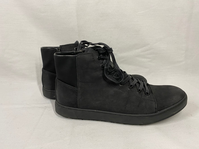 Black Kenneth Cole Reaction High-top Leather Sneakers Men's Size 8