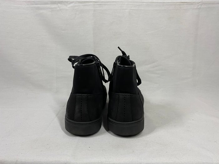 Black Kenneth Cole Reaction High-top Leather Sneakers Men's Size 8