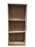 Borroughs Tan Metal  3 Tier Shelf