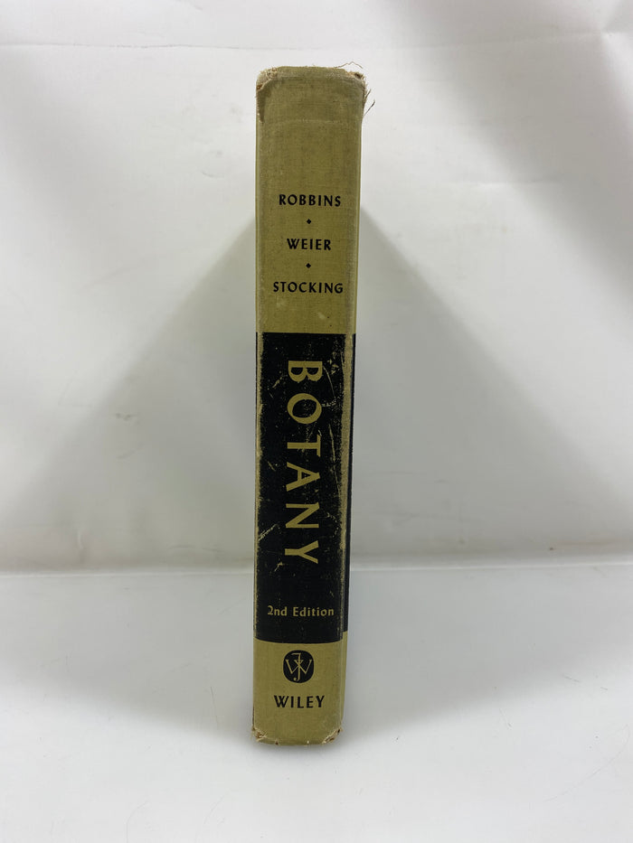 Botany Introduction to Plant Science 2nd Ed. Robbins/Weier/Stocking 1959 HC