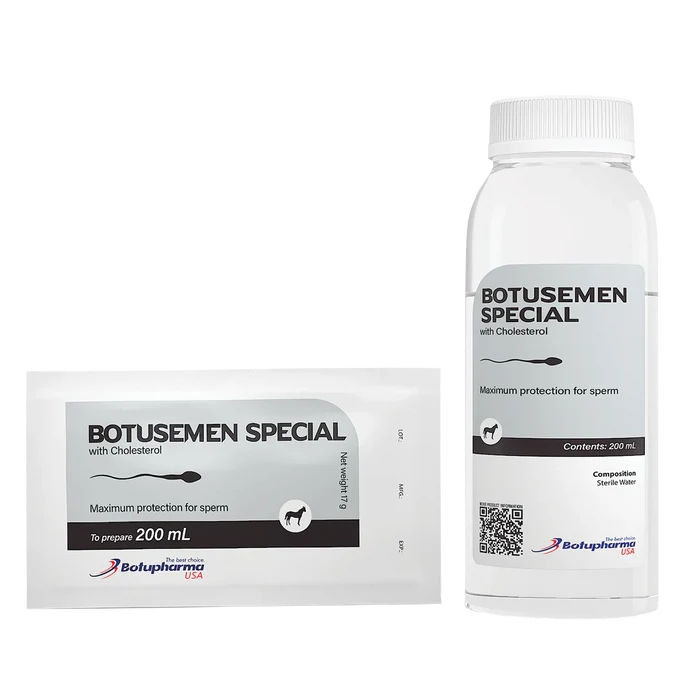 BotuSemen Special,"White bottle and foil pouch package"