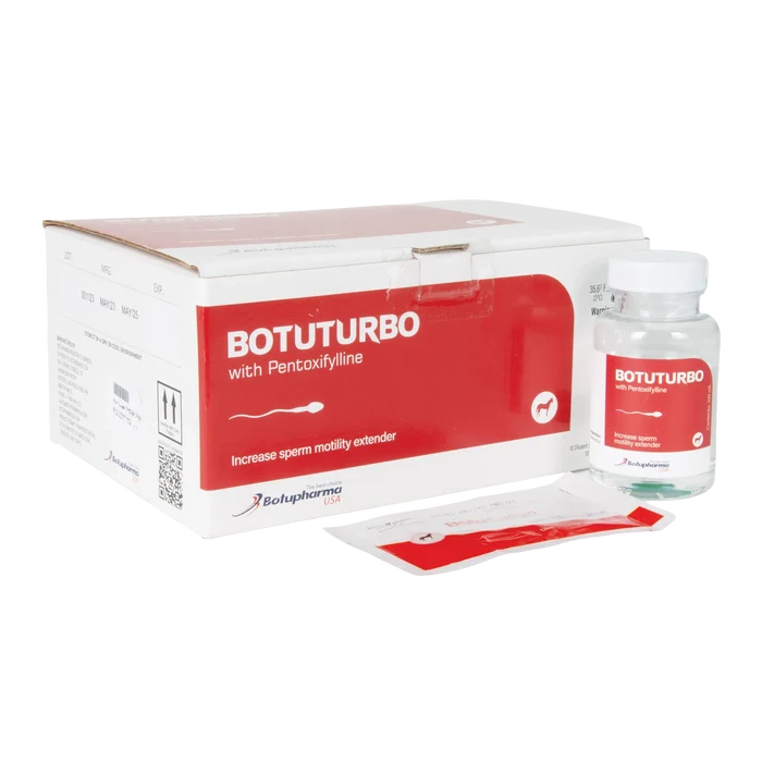 BotuSemen Turbo,"Red and white box with small vial and foil packet"