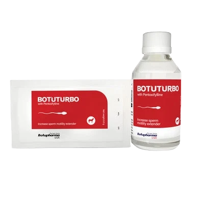 BotuSemen Turbo,"Bottle and sealed pouch with red labels"