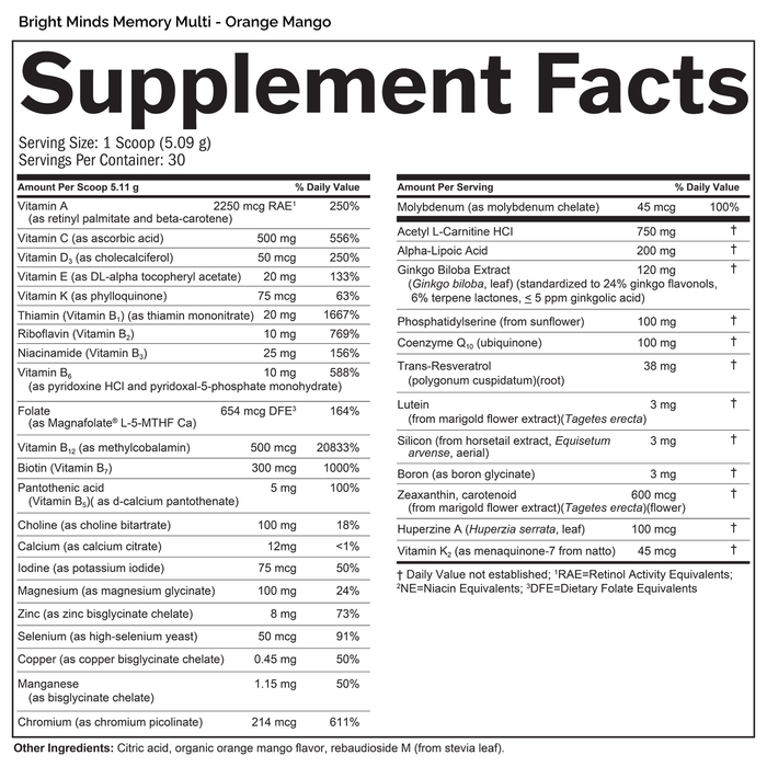 Supplement facts label for Omega-3 Power with serving size and nutritional information.