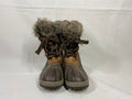 Brown London Fog Winter Duck Boots Women's Size 10