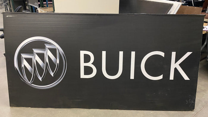 "Buick" Corrugated Sign