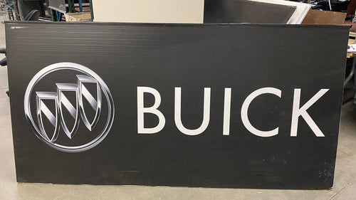 "Buick" Corrugated Sign