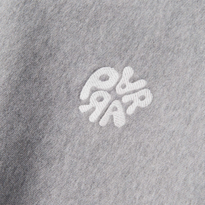 By Parra Balloon Logo Cross-Grain Crew Neck Sweatshirt (Heather Grey)