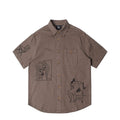 By Parra Crooked Face Short Sleeve Shirt
