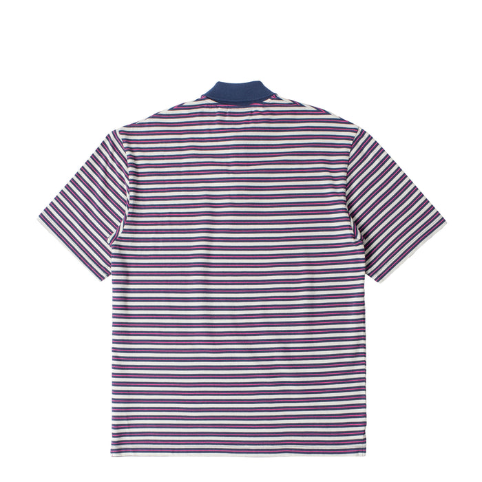 By Parra Flag Striper Polo Shirt