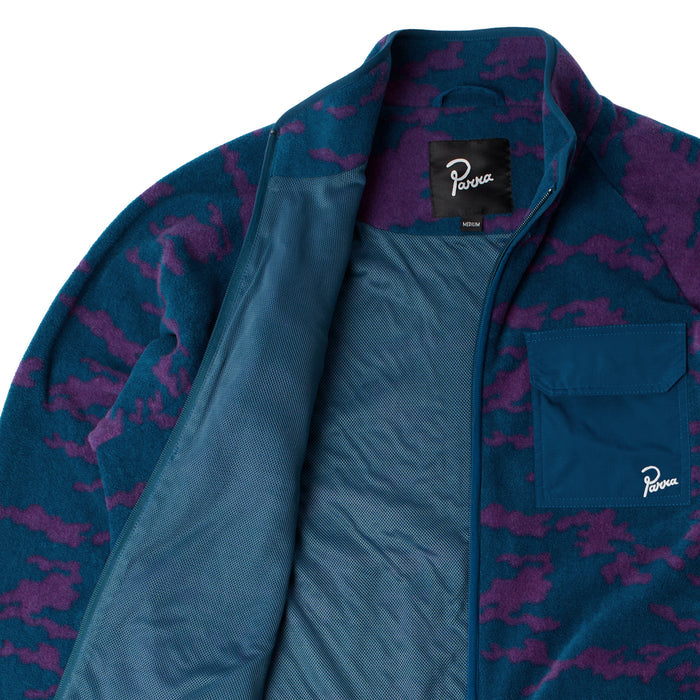 By Parra Purple Darwin Camo Fleece