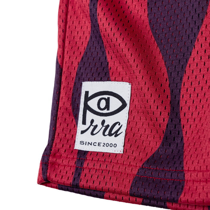 By Parra Waved Mesh Shorts