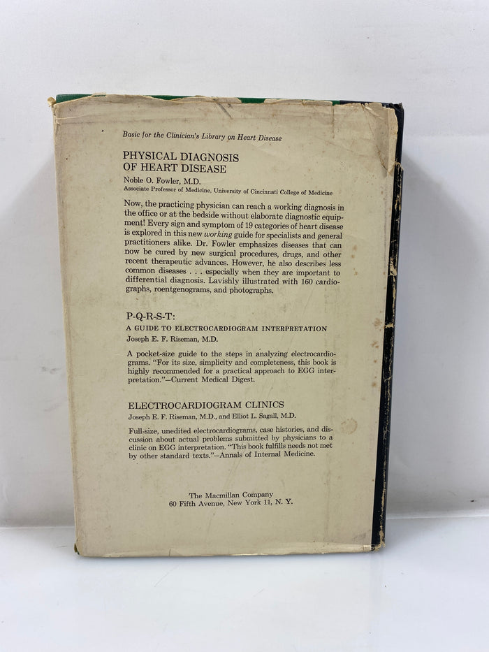 Cardiac Arrhythmias by Riseman/Sagall 1963 HCDJ