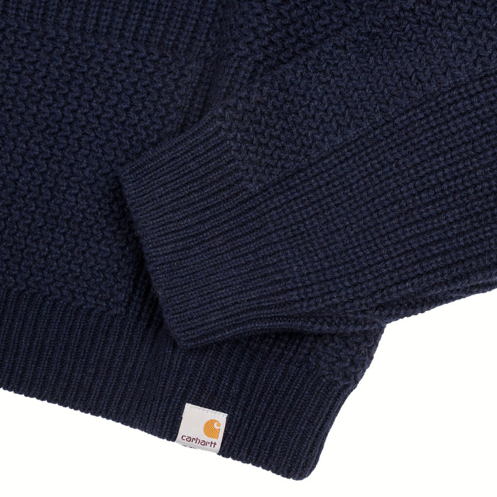 Carhartt WIP Bishop Sweater (Dark Navy)