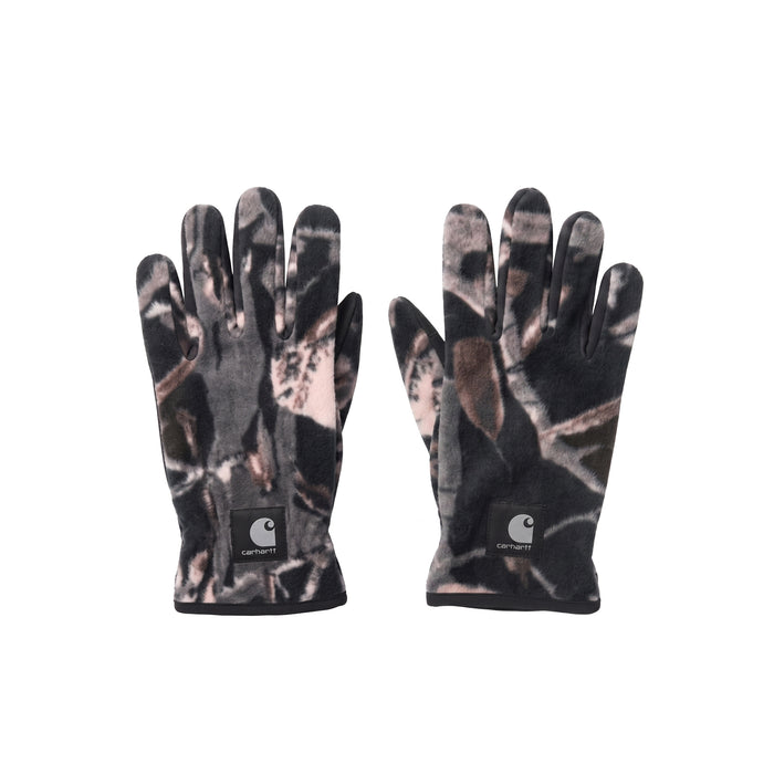 Carhartt WIP Blevin Gloves (Camo Feather Tree / Black)