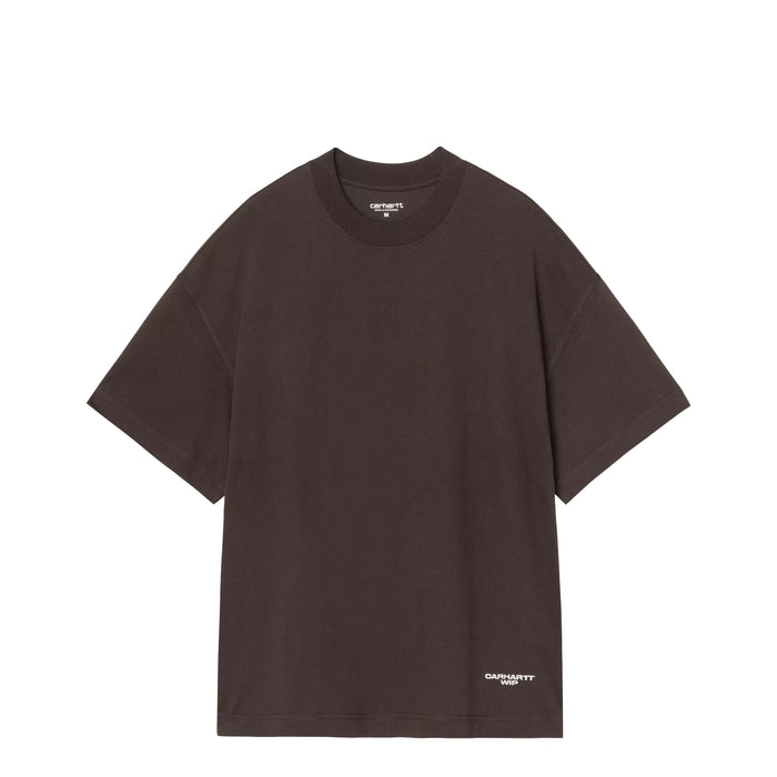 Carhartt WIP Magazine Script T-Shirt (Tobacco / White)