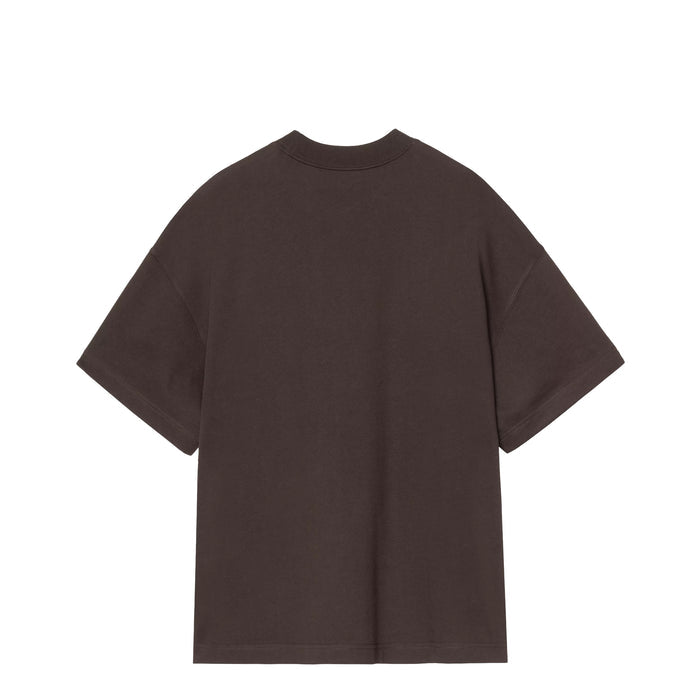 Carhartt WIP Magazine Script T-Shirt (Tobacco / White)