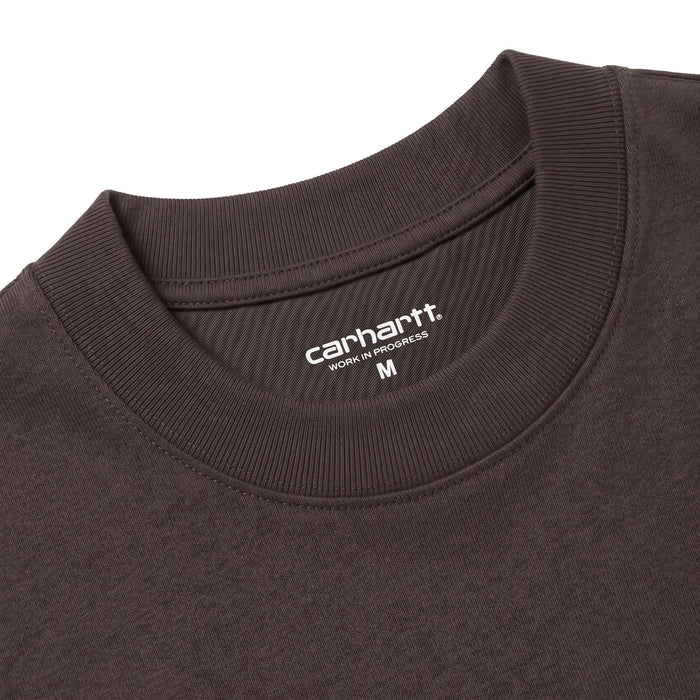Carhartt WIP Magazine Script T-Shirt (Tobacco / White)