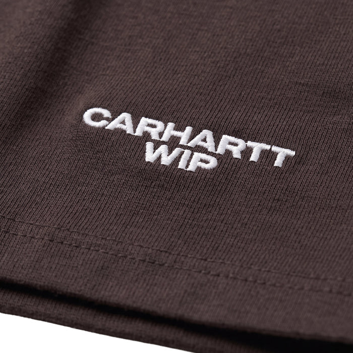 Carhartt WIP Magazine Script T-Shirt (Tobacco / White)