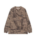 Carhartt WIP L/S Feather Tree T-Shirt (Camo Feather Tree / Khaki)