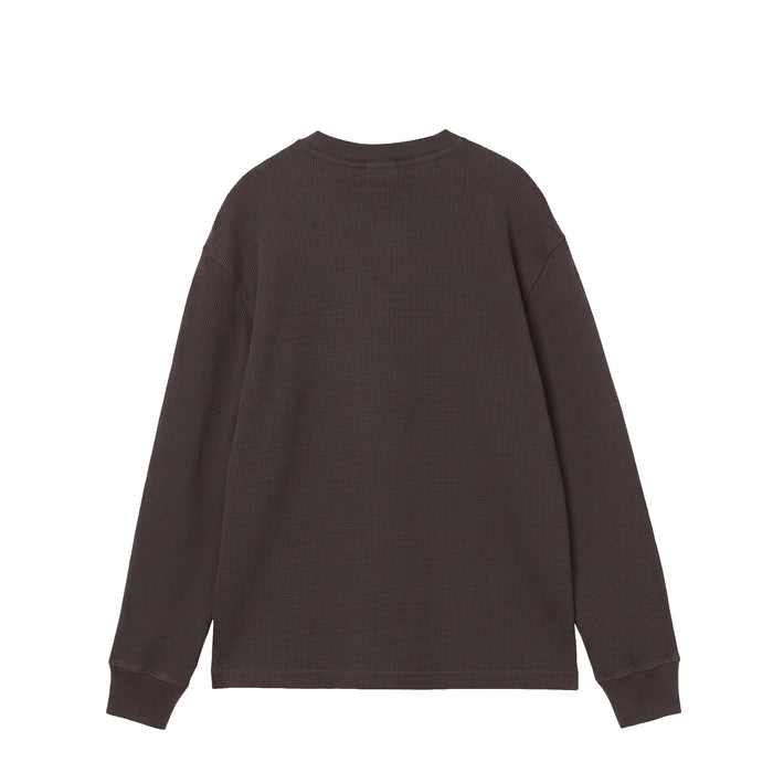 Carhartt WIP L/S Vista Waffle T-Shirt (Tobacco Garment Dyed)
