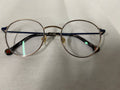 Carolina Herrera Gold and Blue Glasses