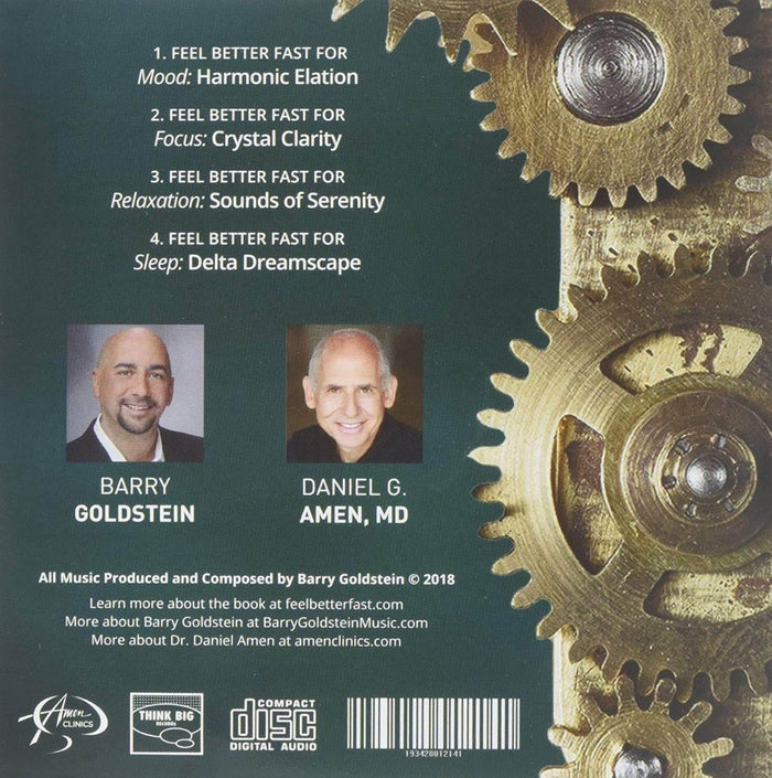 Feel Better Fast and Make It Last Music Program CD Back