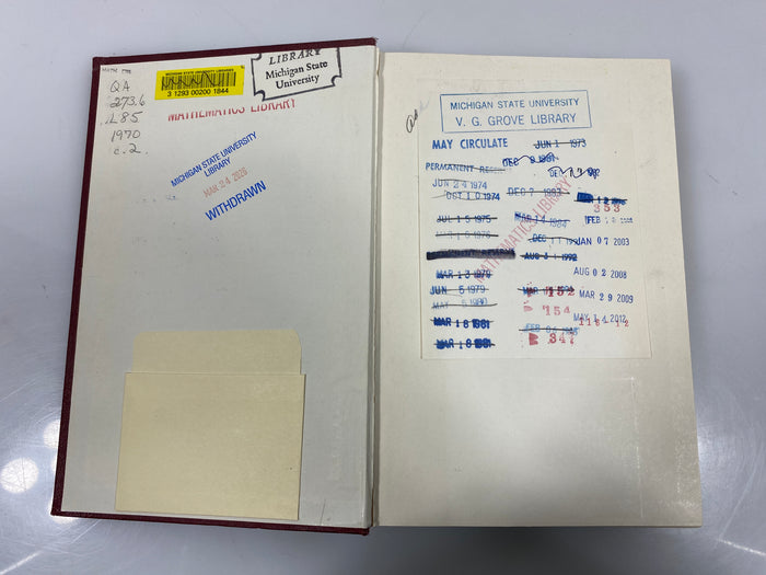 Characteristic Functions by Eugene Lukacs Ex-library 2nd Ed. 1970 HC