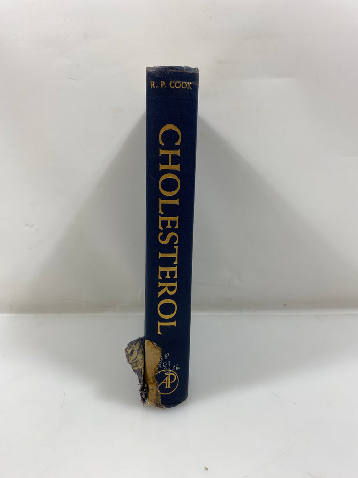 Cholesterol by Robert P. Cook Academic Press Ex-library 1958 HC