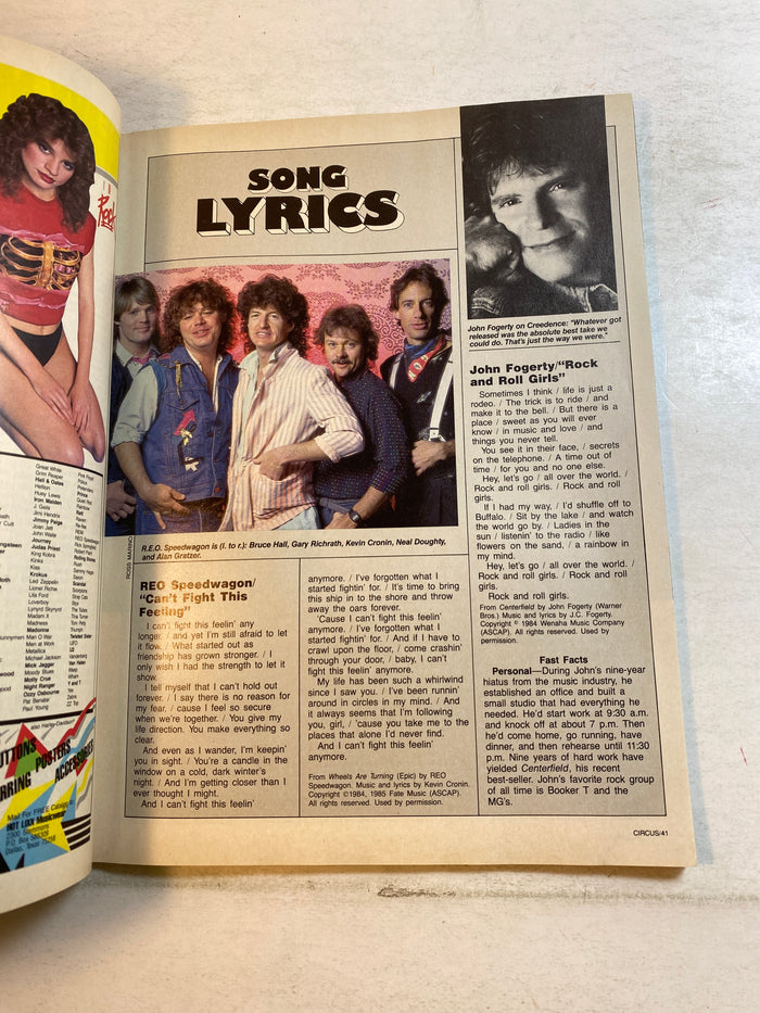 Circus Magazine May 31 1985 Vince Neil Motley Crue