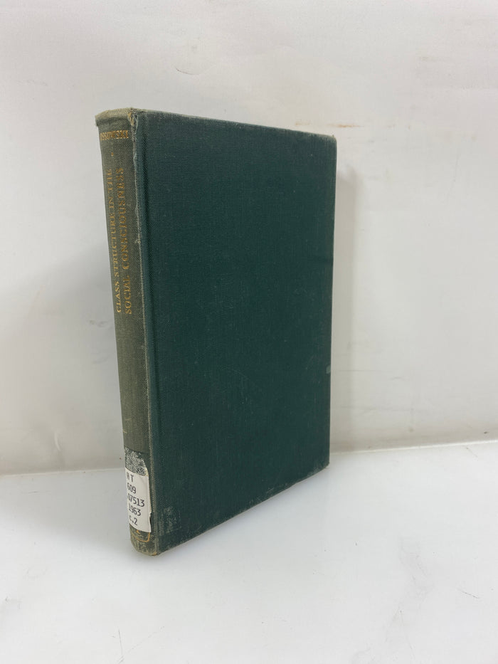 Class Structure in the Social Consciousness by Ossowski Ex-library 1963 HC