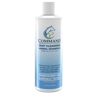 Command™ Shampoo,"White shampoo bottle with blue gradient label and white cap"