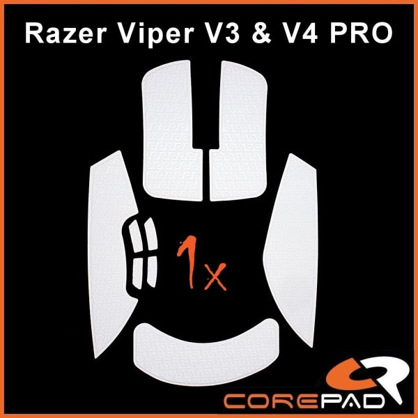 Corepad Soft Grips (flat edge) for Razer Viper V3 Pro / Viper V4 Pro