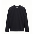 C.P. Company 30/2 Mercerized Jersey Lens Longsleeve T-Shirt (Black)