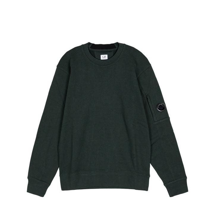 C.P. Company Diagonal Raised Fleece Crew Neck Lens Sweatshirt