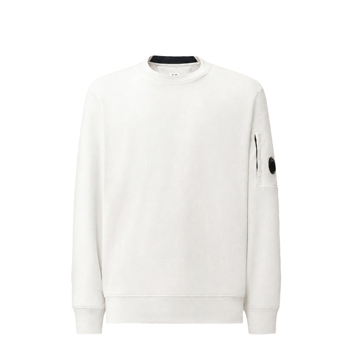C.P. Company Diagonal Raised Fleece Crew Neck Lens Sweatshirt
