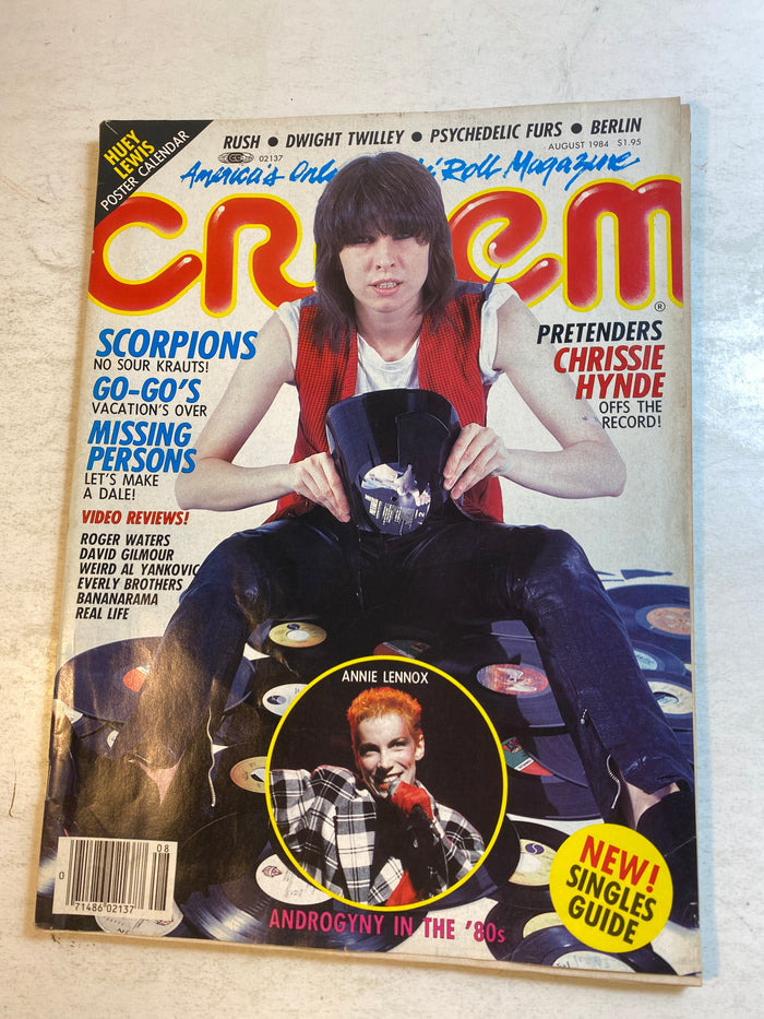 Creem Magazine August 1984 Pretenders