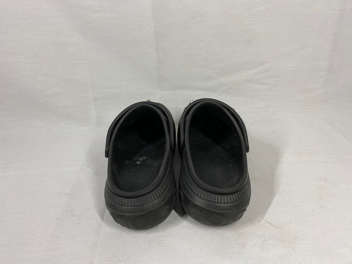 Crocs Black Bella Clog with Jibbitz Charms Women's Size 7.5/8