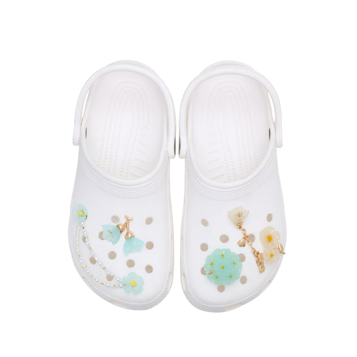 Crocs Blue Dainty Floral Jibbitz 5-Pack