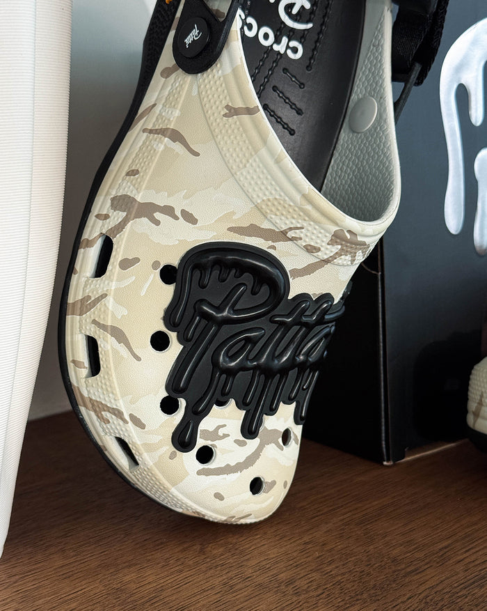 Crocs x Patta Classic Clog EXP onfeet