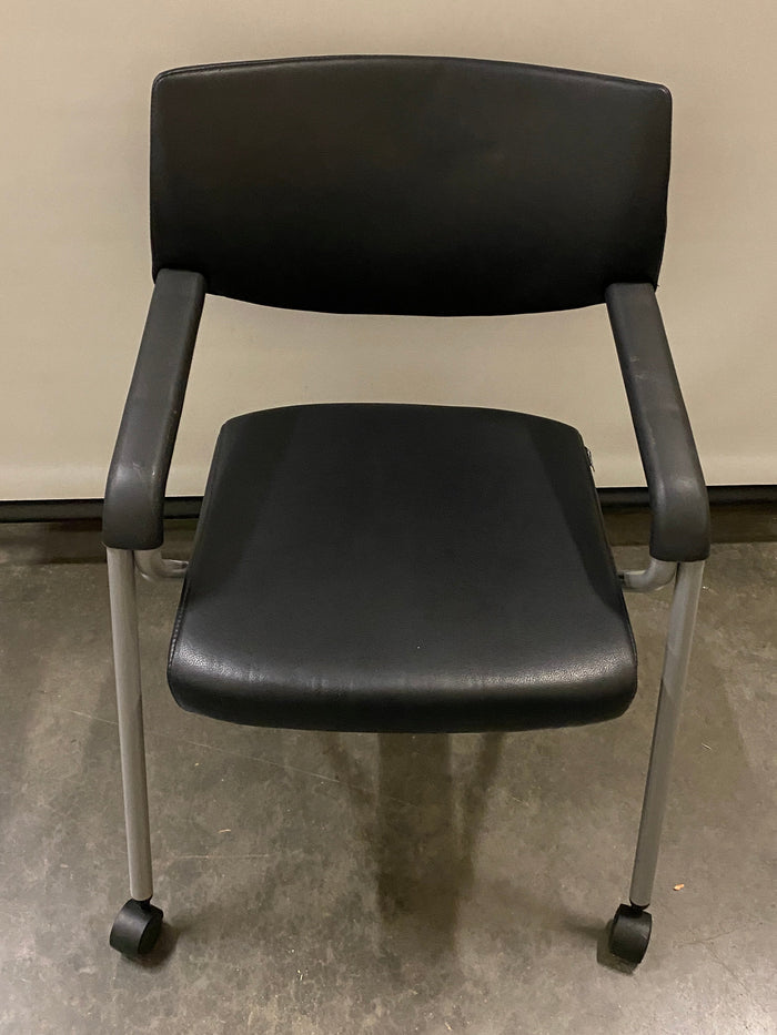 Dauprin Black Folding/Rolling Chair