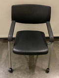 Dauprin Black Folding/Rolling Chair