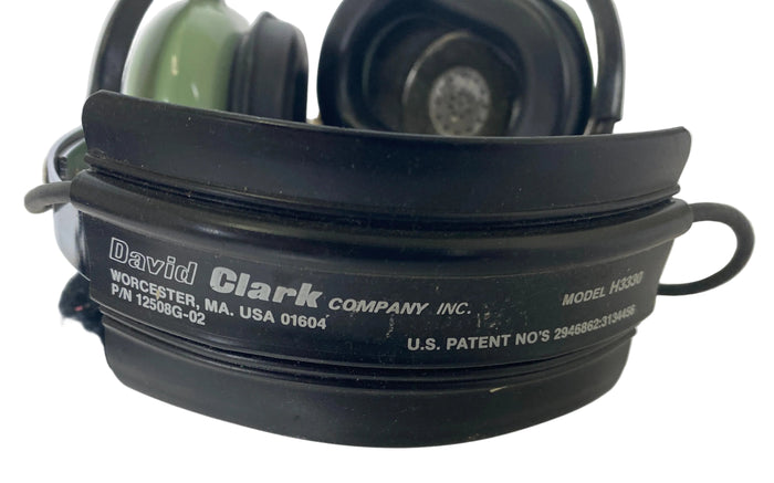 David Clark H3330 Headphones *Untested*