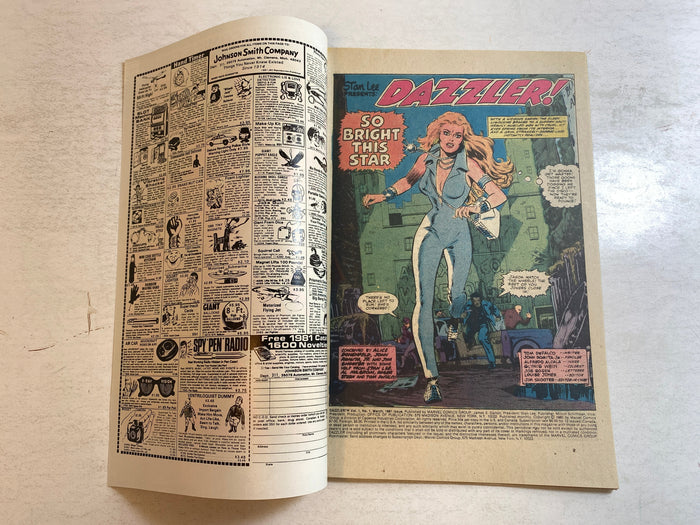 Dazzler #1 Marvel Comic 1981